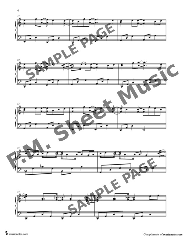 King Of Wishful Thinking Intermediate Piano By Go West F M Sheet Music Pop Arrangements